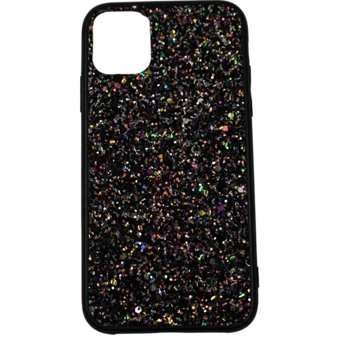 Husa de Protectie, Flippy, pentru Apple iPhone SE 2020, Sclipici, TPU, Negru