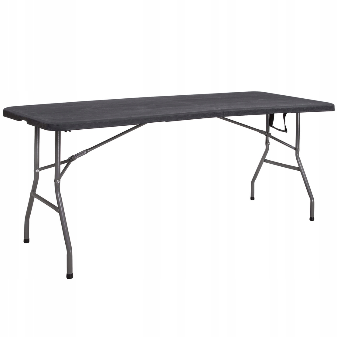 Masa dreptunghiulara pliabila multifunctionala, 1.8 m x 0.75 m x 0.75 m, neagra