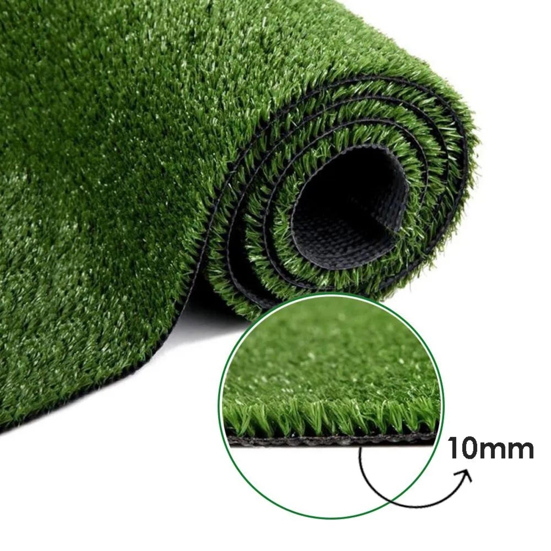 Covor Iarba Artificiala, Tip Gazon, Verde, 10 mm, 5 mp, 100×500 cm
