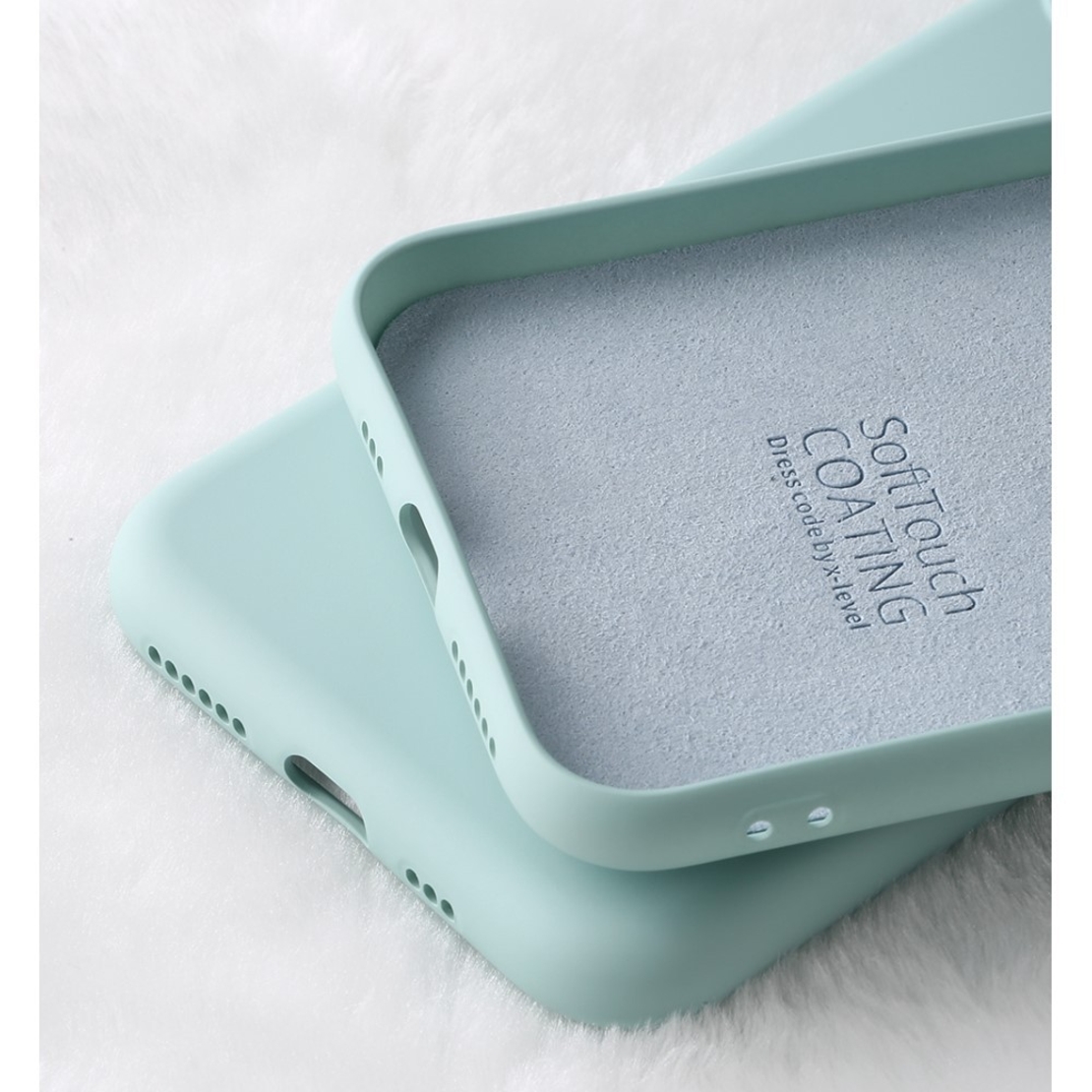 Husa protectie Vafy compatibila cu Apple iPhone 11 Liquid Silicone Case Rosu