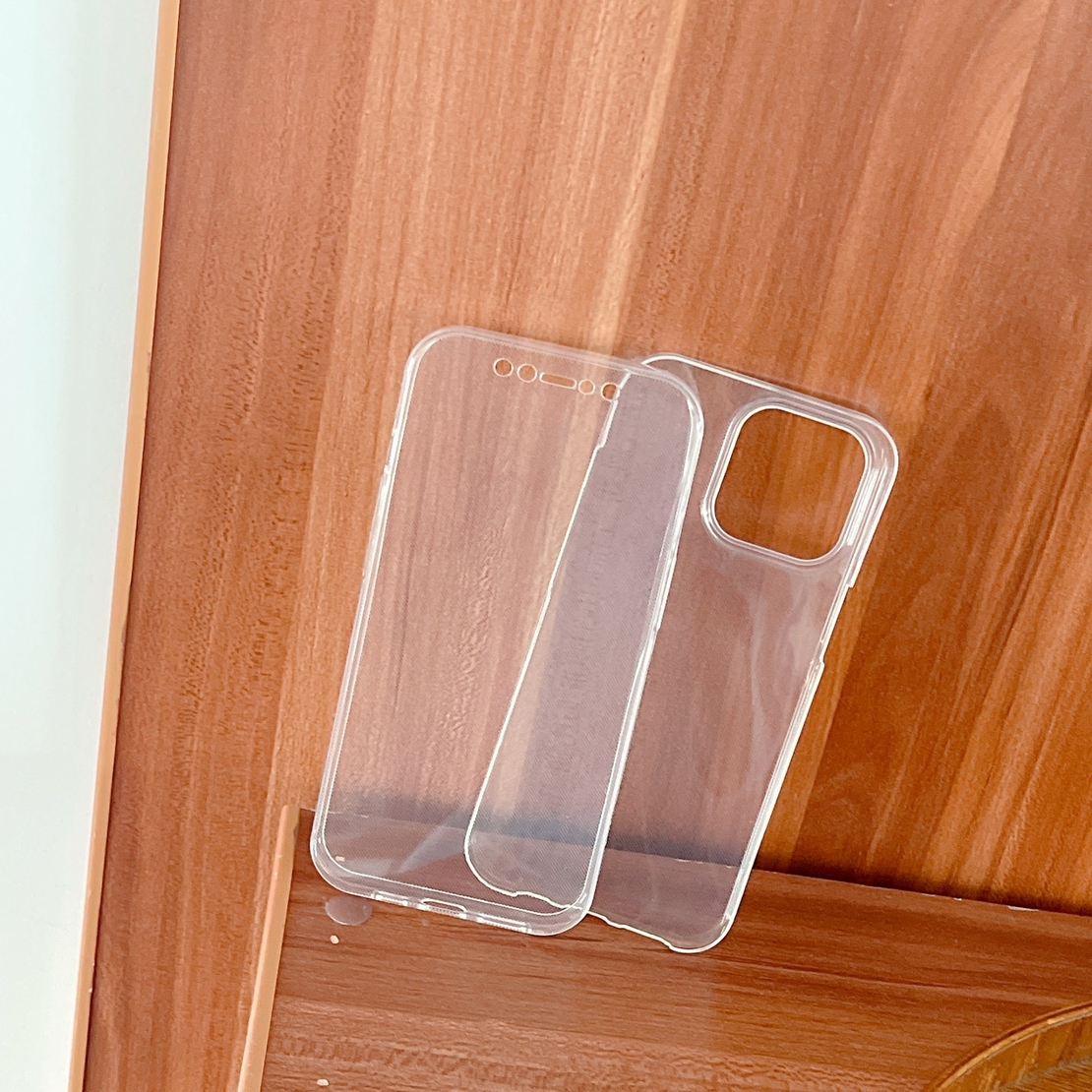 Husa de protectie Vafy compatibila cu Apple iPhone 13 Pro Full Tpu 360 Transparent