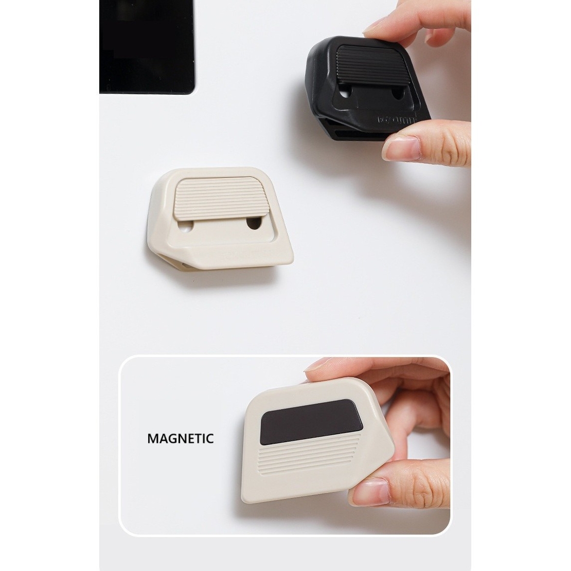 Cutter Portabil, Vafy, din ABS, Magnetic, Lama Ceramica, Autoretractabila, Universal, Negru