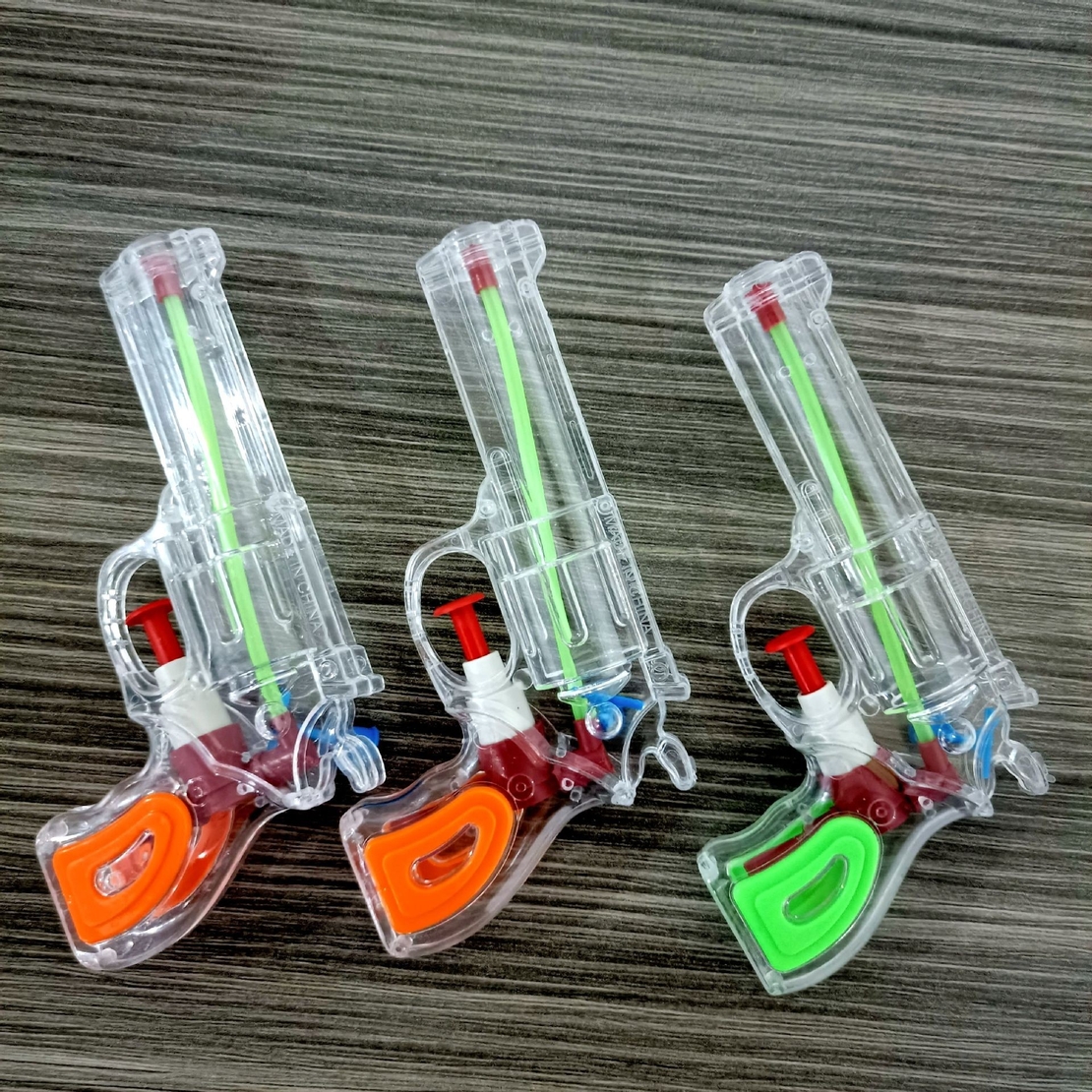 Pistol cu Apa, Flippy, pentru Copii, din Plastic, 16 x 5 x 2 cm, Transparent/Portocaliu