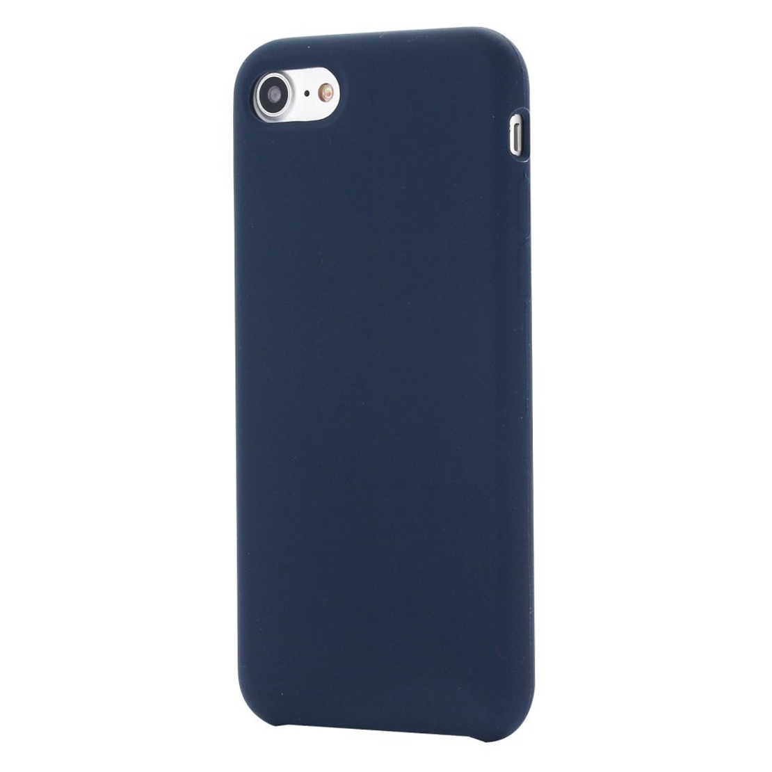 Husa protectie Vafy compatibila cu Apple iPhone 7/8/SE 2020 Liquid Silicone Case Albastru Inchis