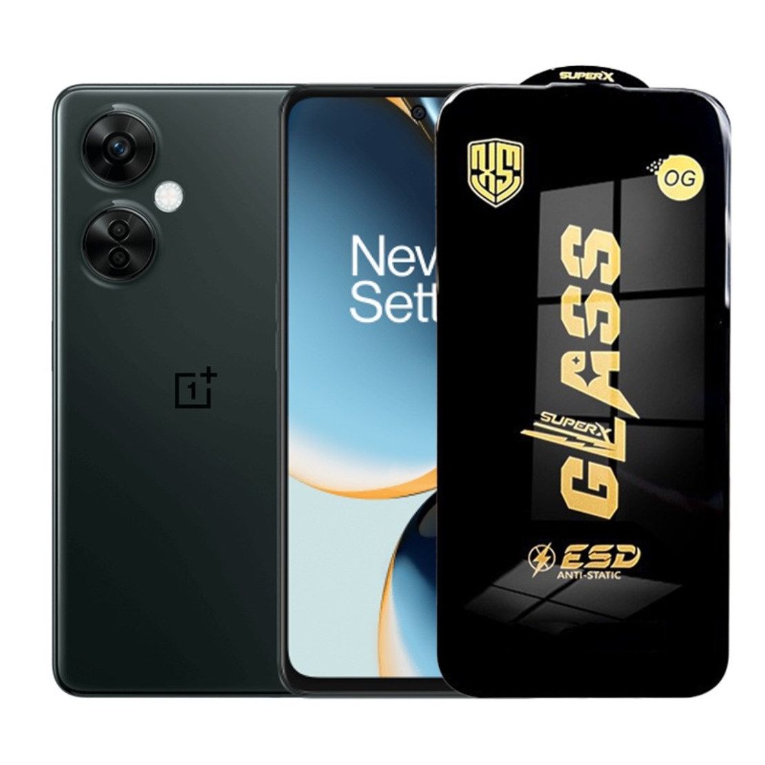 Folie de Protectie pentru OnePlus Nord N30, Vafy, Sticla Securizata ESD, Margini Negre, Rezistenta la Zgirieturi, Antistatica, 0.35 mm, Transparenta