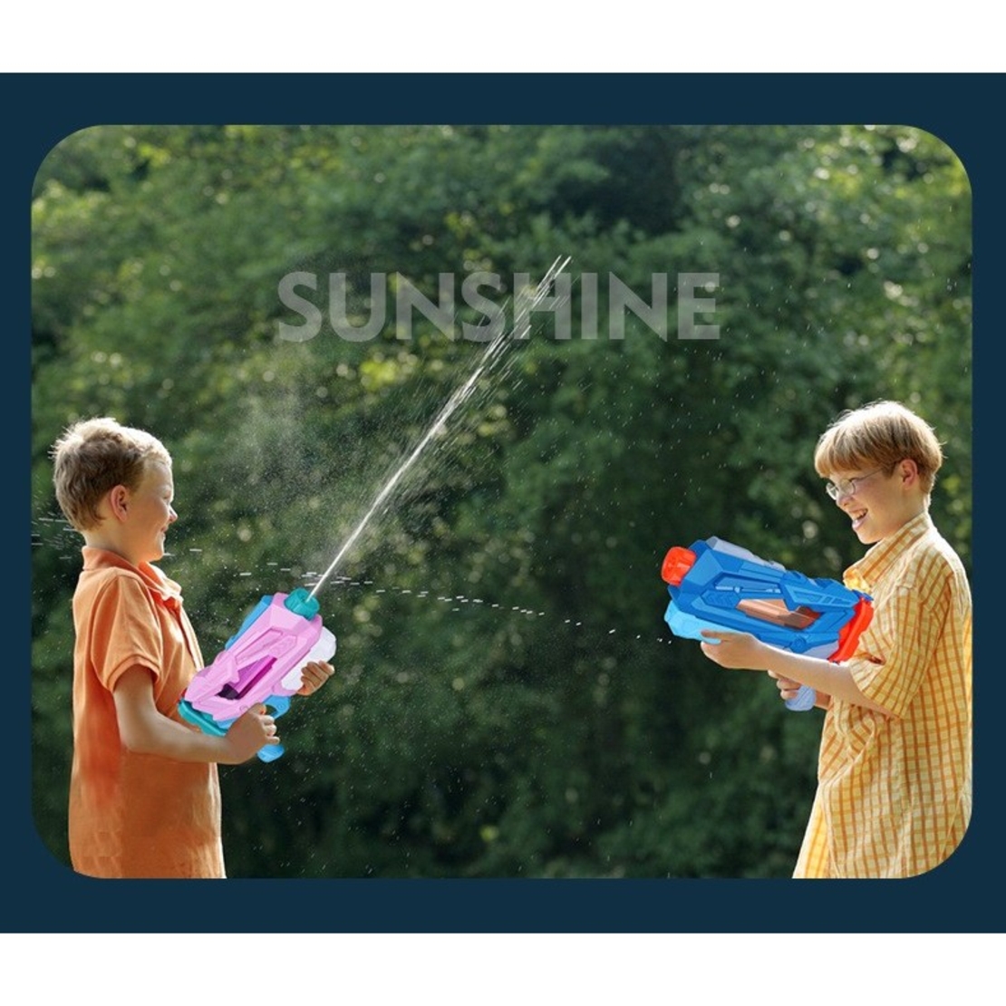 Pistol cu Apa pentru Copii, Rezervor, Pentru Piscina/Plaja, Flippy, 6ani+, Quick Fill, Albastru, 600ML