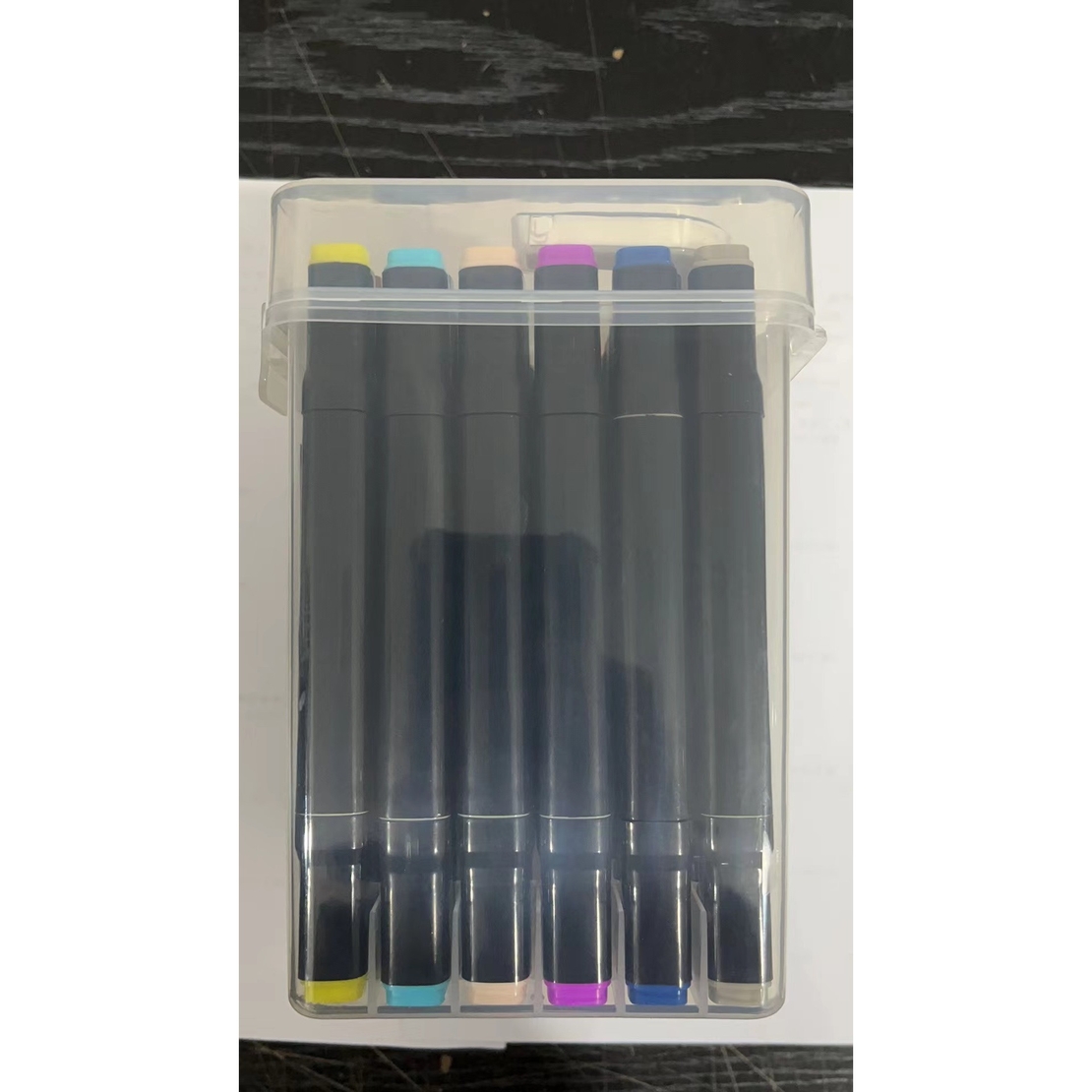 Set Cutie 48 Markere, Flippy, cu Alcool, Artist Markers, Cutie Plastic cu Maner, Multicolor