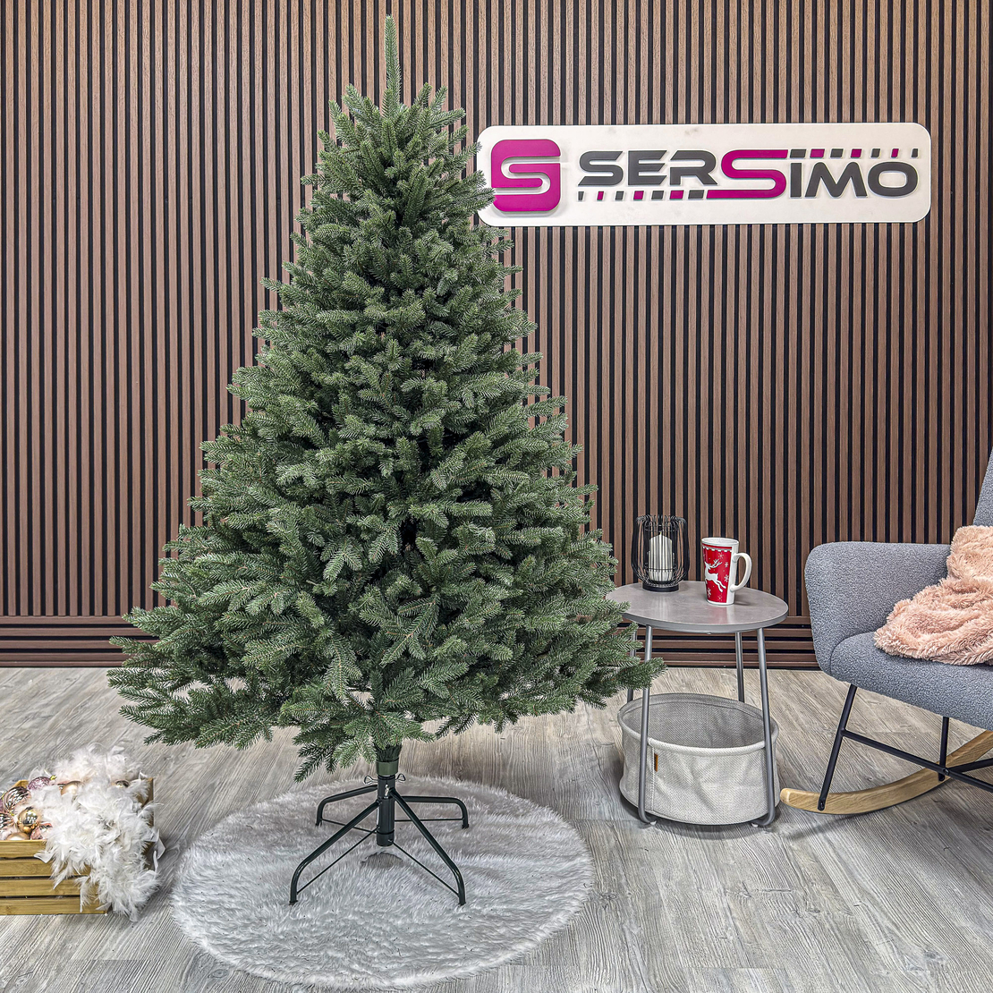 Brad artificial Christmas Deluxe by Sersimo, Alpin Select, integral 3D, 180cm