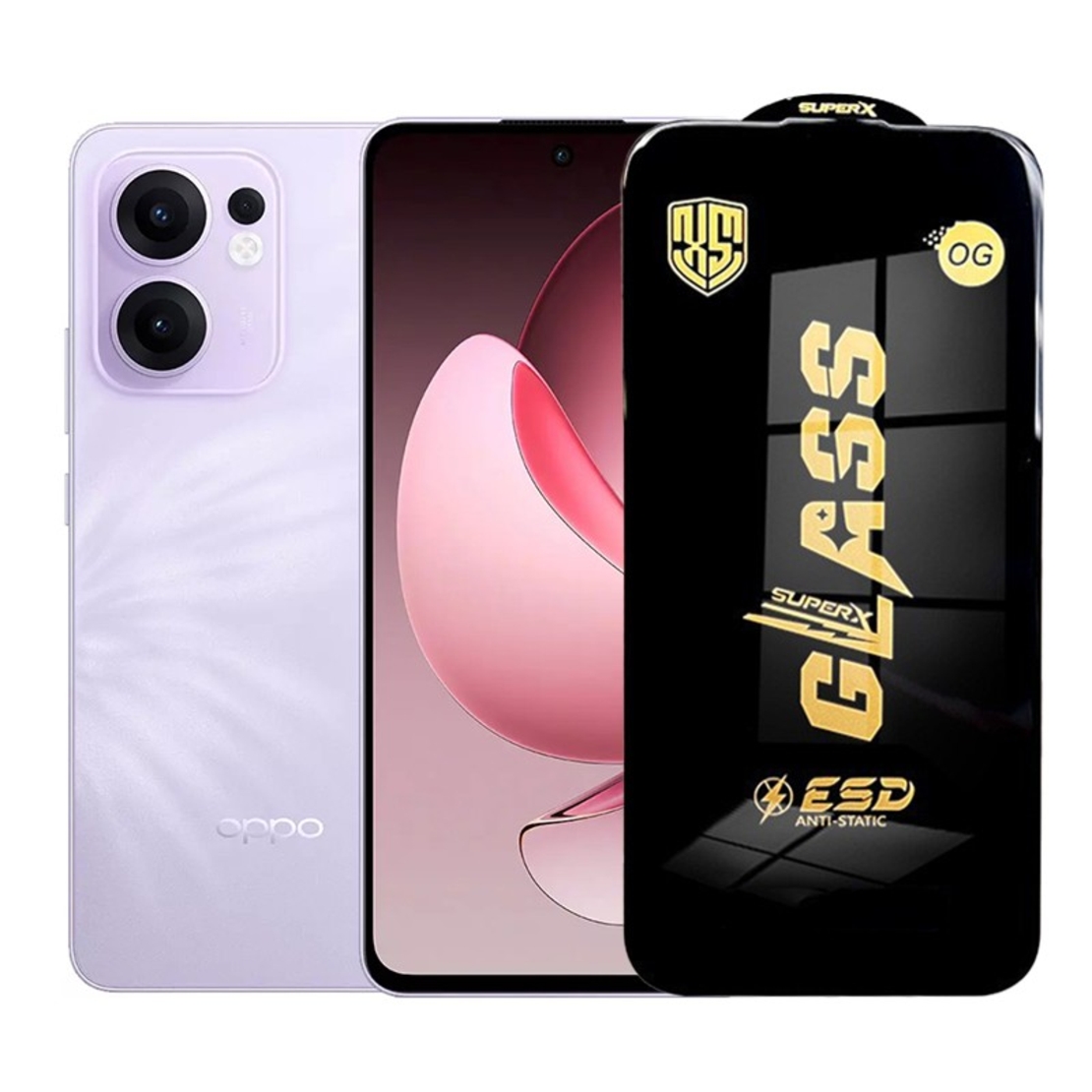 Folie de Protectie pentru Oppo Reno13 F, Vafy, Sticla Securizata ESD, Margini Negre, Rezistenta la Zgirieturi, Antistatica, 0.35 mm, Transparenta