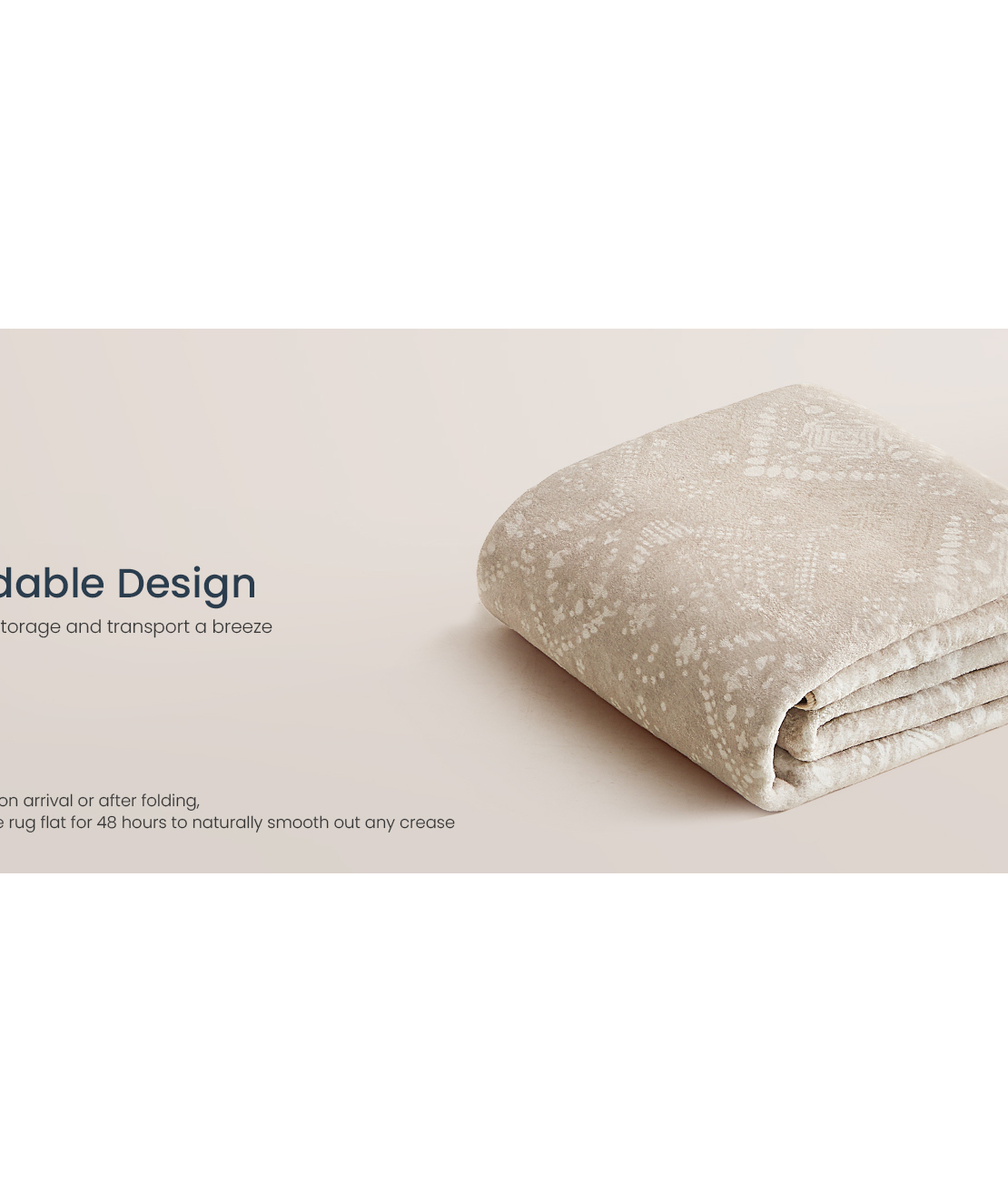 SONGMICS Covor decorativ antiderapant, stil boho, lavabil la masina, 80×150 cm, bej cappuccino