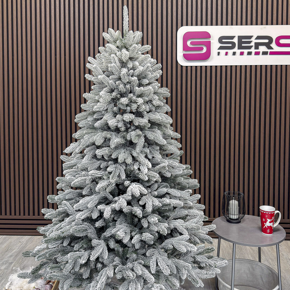 Brad artificial Christmas Deluxe by Sersimo, Laponia Select nins, integral 3D, 180cm