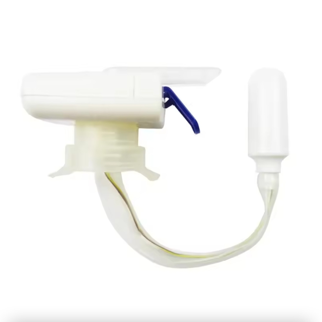 Dispenser Dozator Automat pentru Bauturi, Vafy, Dozator Electric Automat pentru Bidon de Apa, cu Baterii AA, 34 x 11 cm, Alb/Albastru