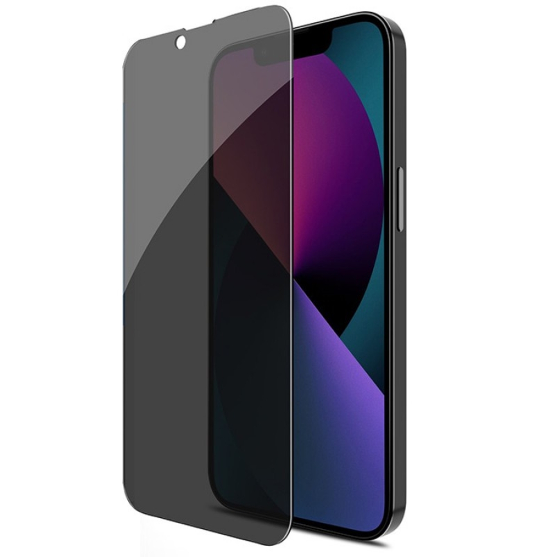 Folie sticla securizata cu sistem de montare usor si rapid Flippy pentru Apple iPhone 14 / 13/ 13 Pro, Privacy, Transparenta