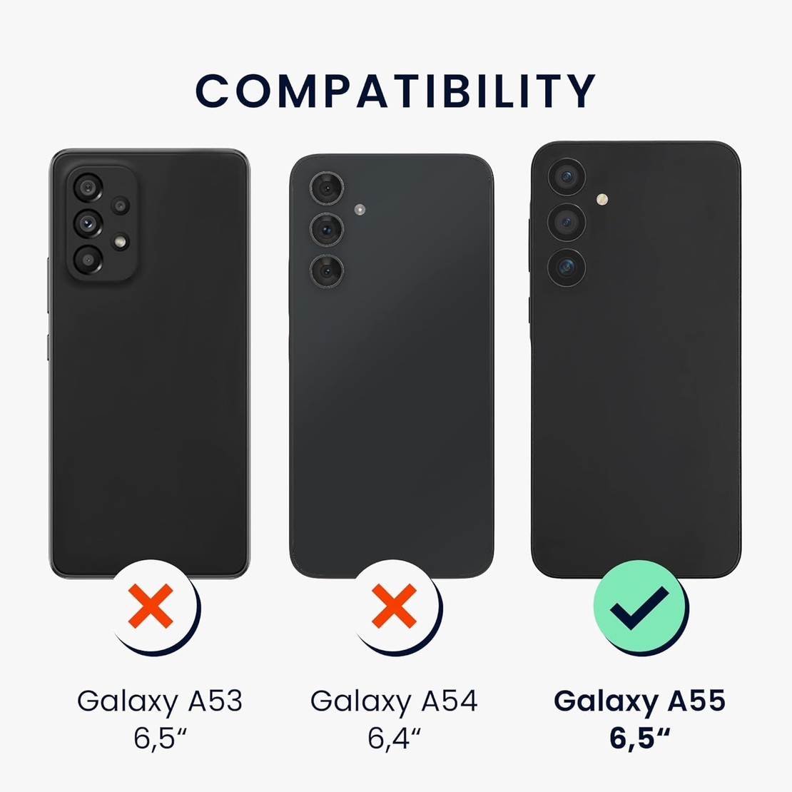 Husa de Protectie Matte TPU, Vafy, pentru Samsung Galaxy A55 5G, Protectie Camera, Antisoc, Antizgariere, Antialunecare, Acoperire Completa, Verde
