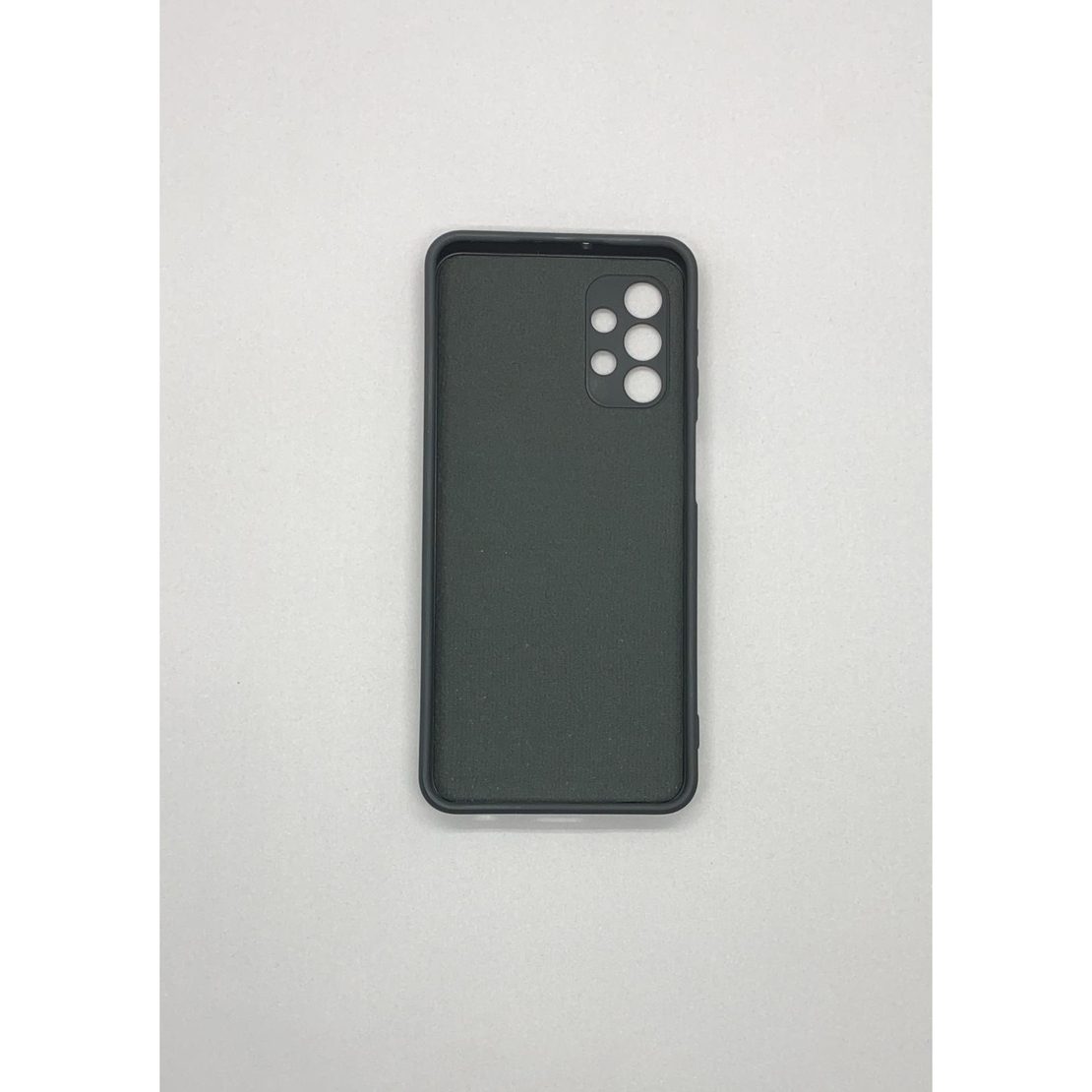Husa protectie Vafy compatibila cu Samsung Galaxy A32 5G Liquid Silicone Ring cu suport rotativ Negru