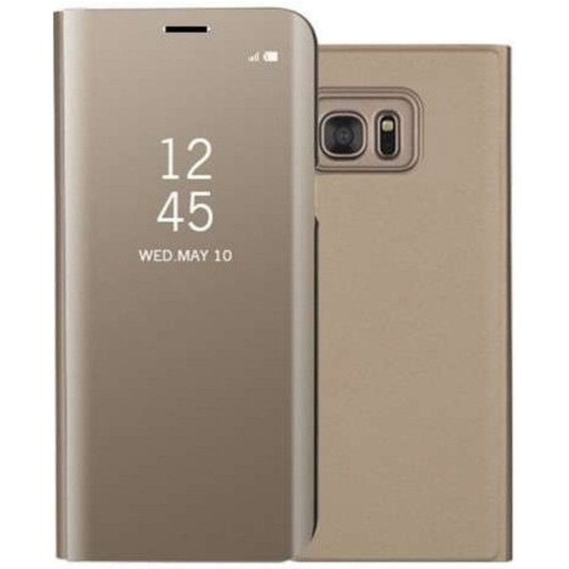 Husa de Protectie, Flippy, pentru Samsung Galaxy S9, Capac Oglinda, din Plastic, Mov