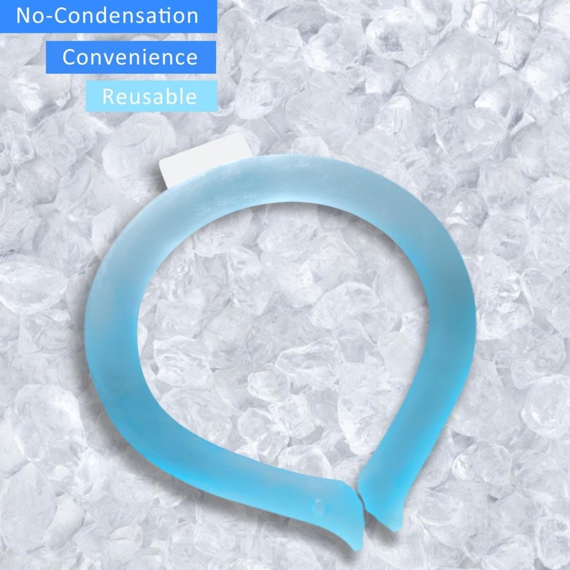 Dispozitiv De Racorire Tip Guler, Vafy, Pentru Scaderea Temperaturii Corpului, Cu Racire Rapida, Reutilizabil, Non-Toxic, TPU, Diametru de 120 mm