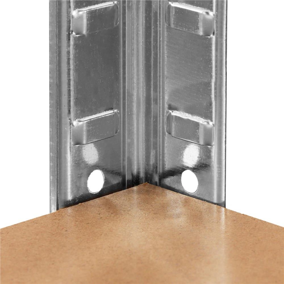 Raft cadru metalic modular pentru depozitare, 5 polite, 180x90x30cm, sarcina 875kg