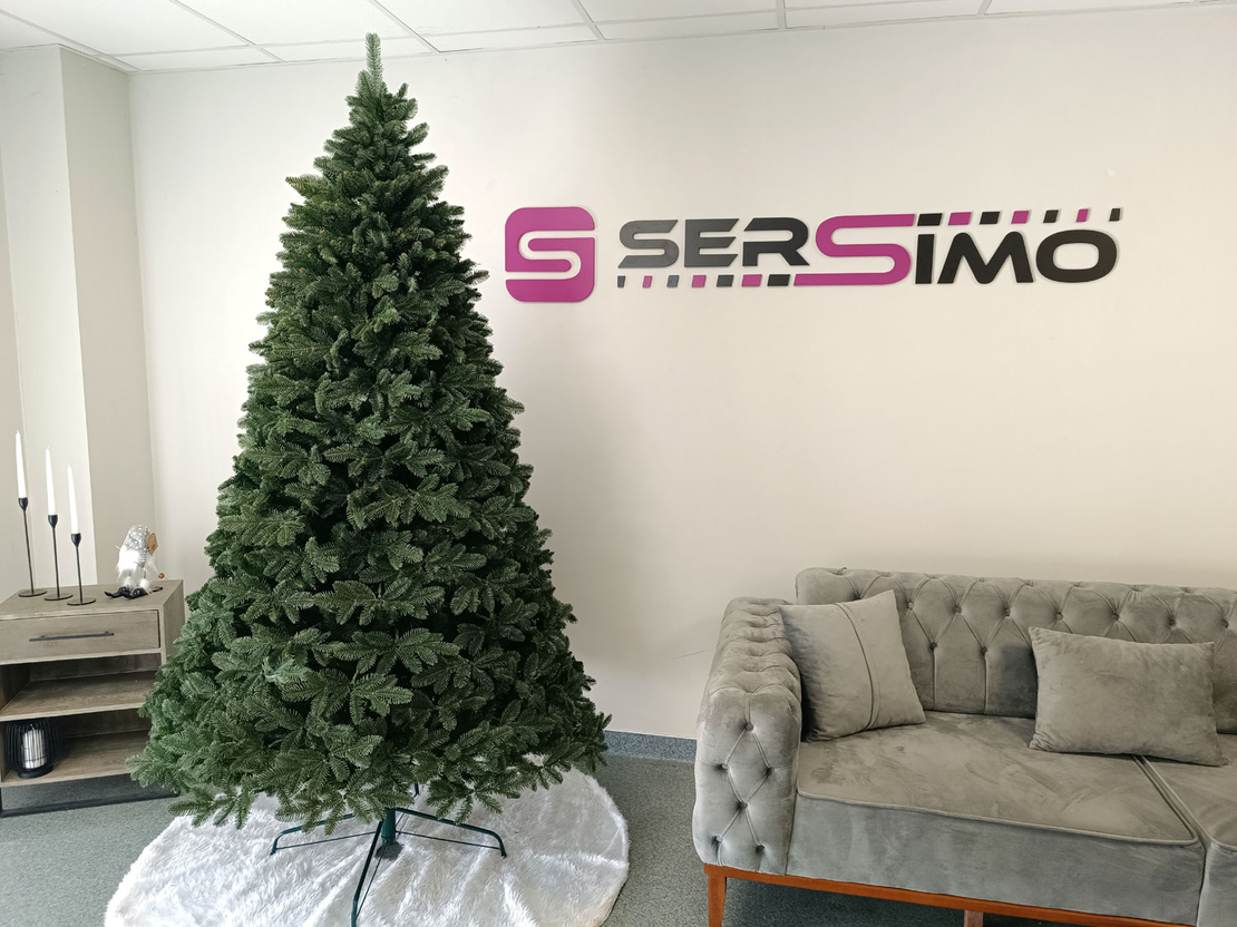 Brad artificial Christmas Deluxe by Sersimo, Canada Mix, 2D+3D, 230cm