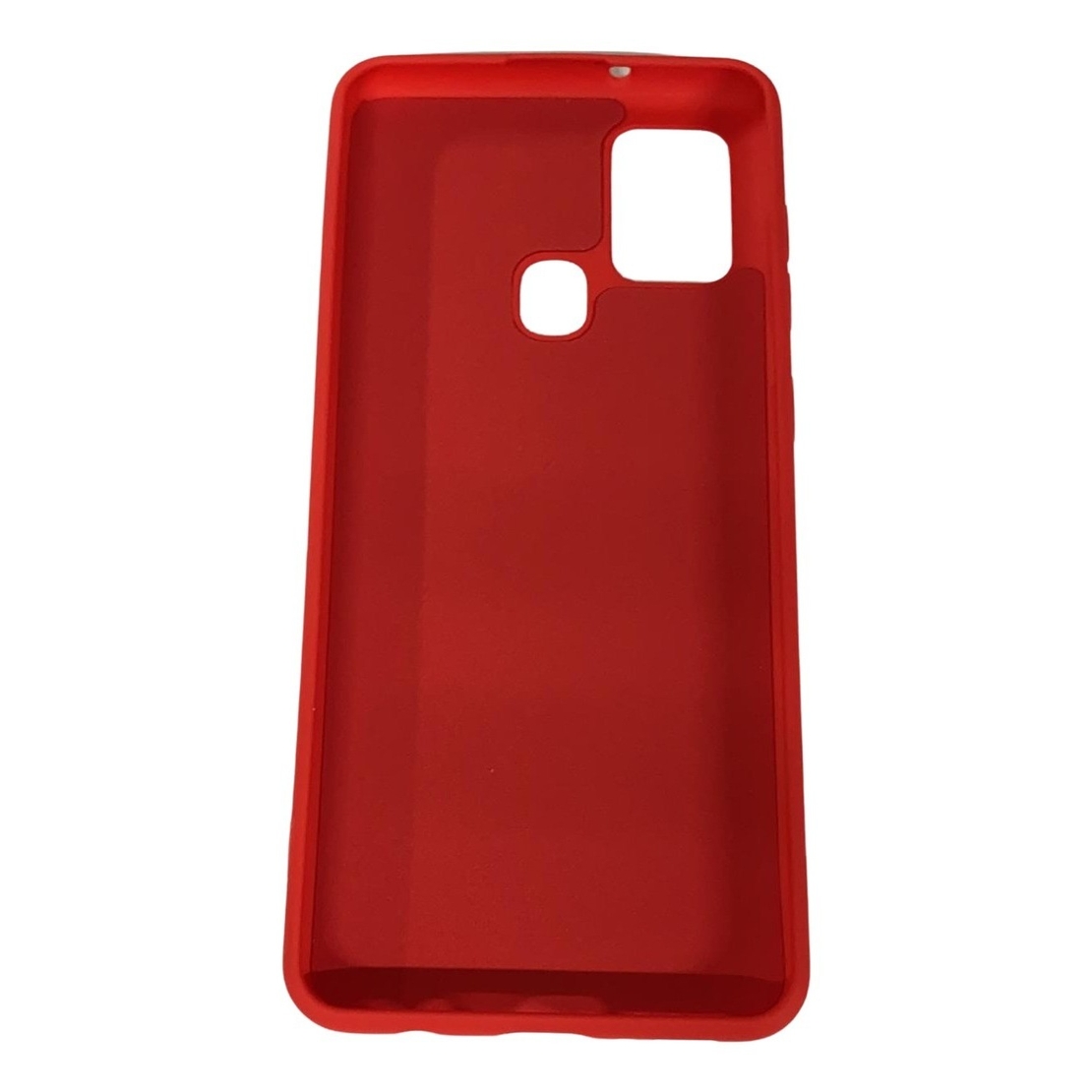 Husa protectie Vafy compatibila cu Samsung Galaxy A21S Liquid Silicone Case Rosu