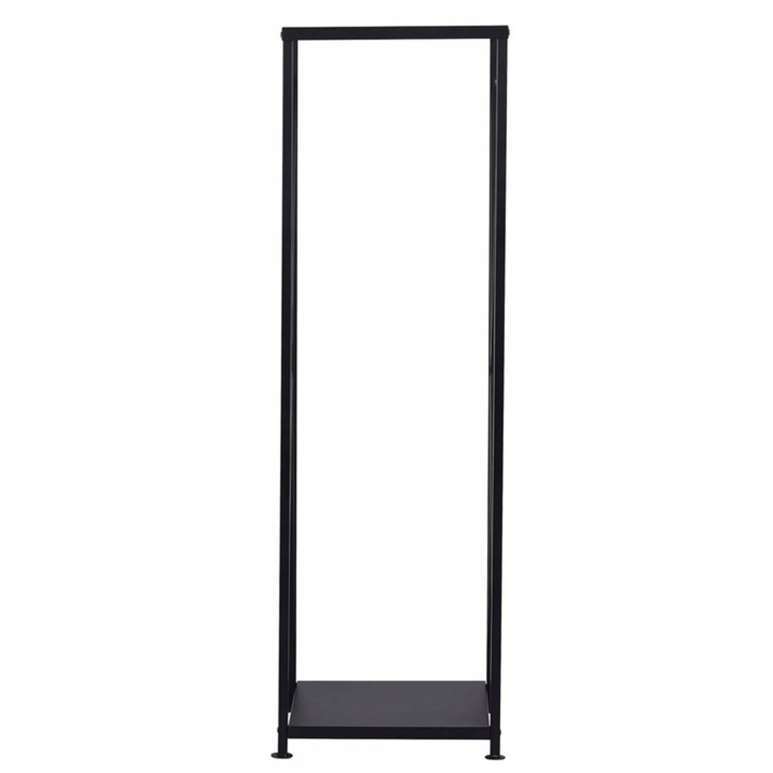 Suport metalic pentru lemne 34x34x111 cm, capacitate mare, negru