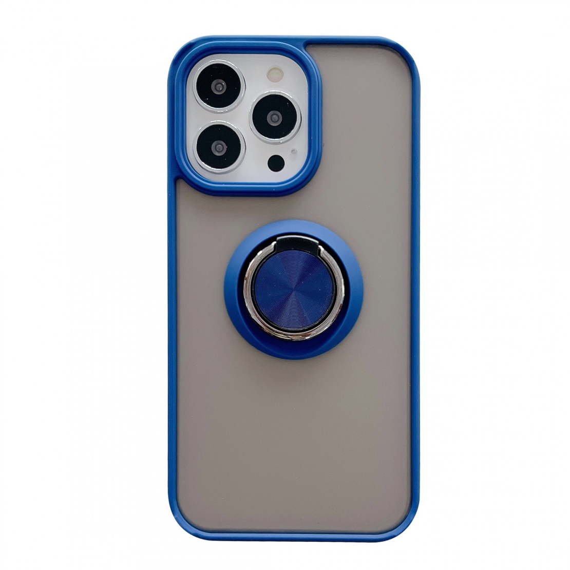 Husa de protectie Vafy compatibila cu Apple iPhone 13 Mini,Defender cu prindere inel,Albastru