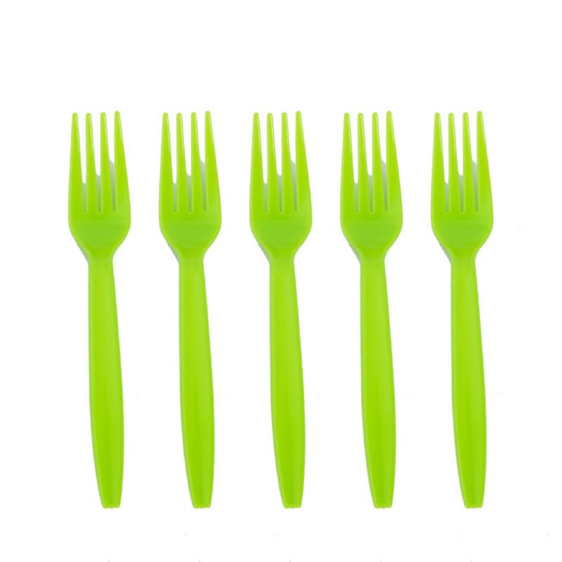 Set 10 Furculite de Unica Folosinta, Flippy, Colectia Dino Park, 15.5 x 2.5 cm, din Plastic PE, Multicolor