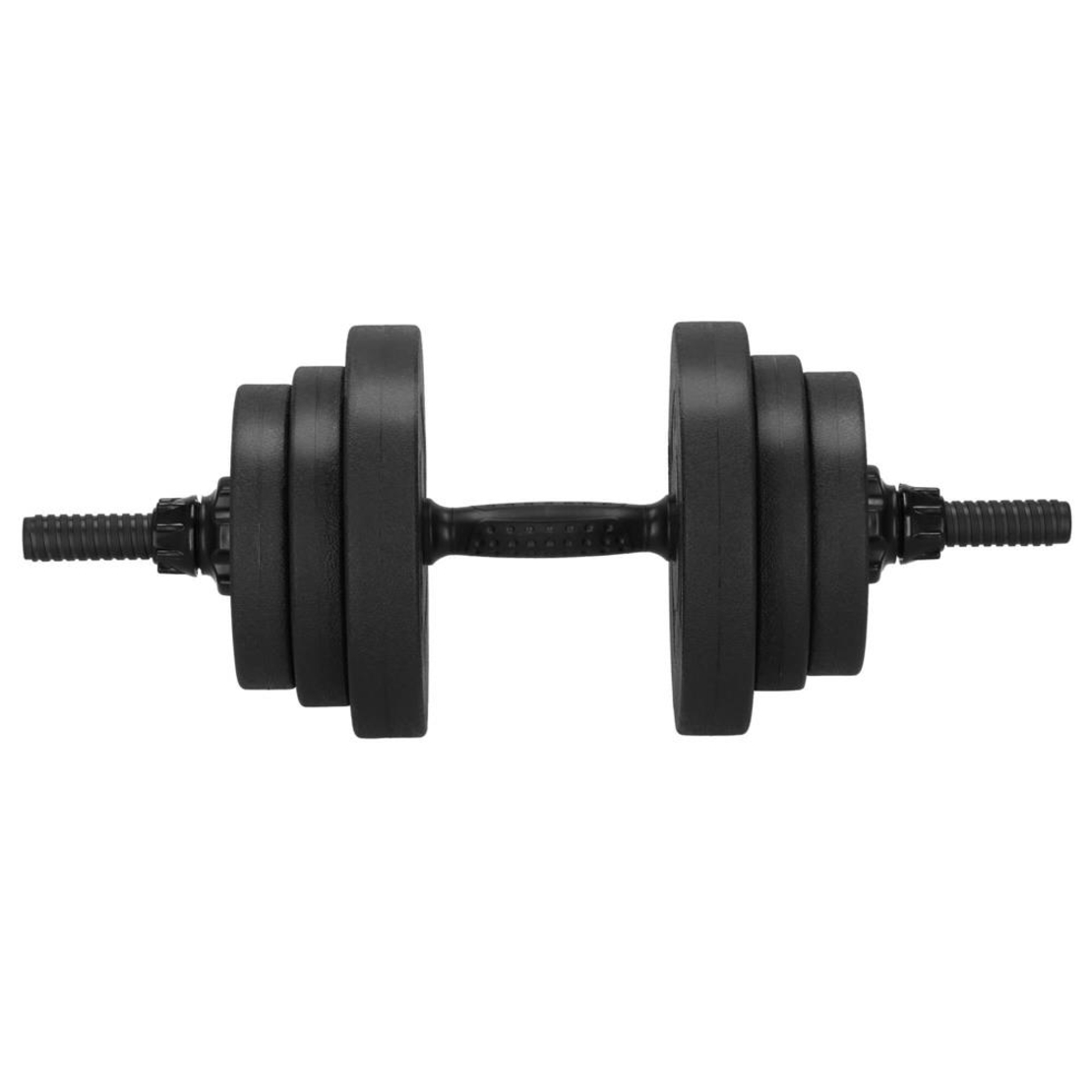 Set de greutati multifunctionale transformabil in gantere, kettlebell, haltera, total 19 kg