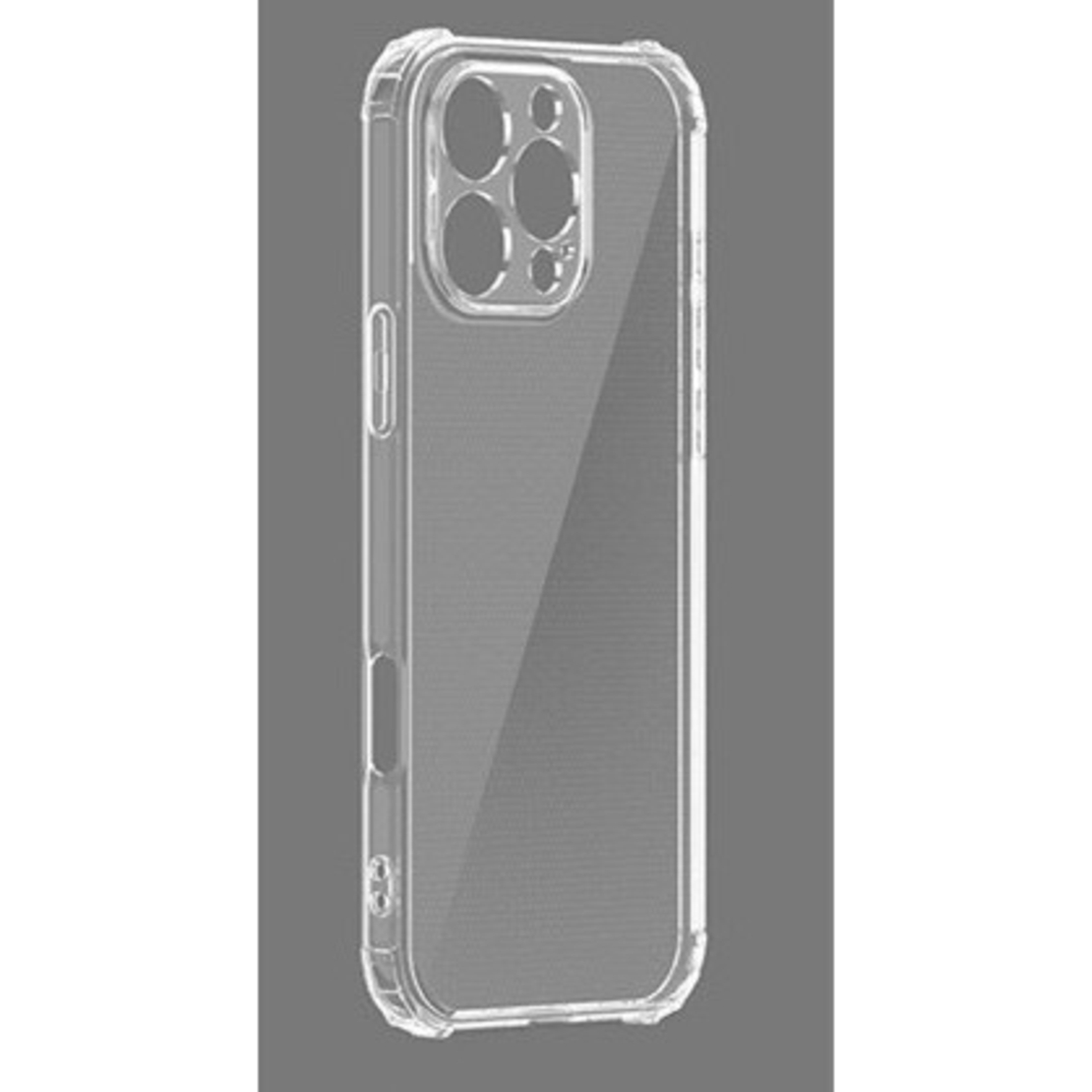 Husa de Protectie, Vafy, pentru Apple iPhone 16 Pro Max, TPU Protect Plus, cu Dust Plug, Transparent