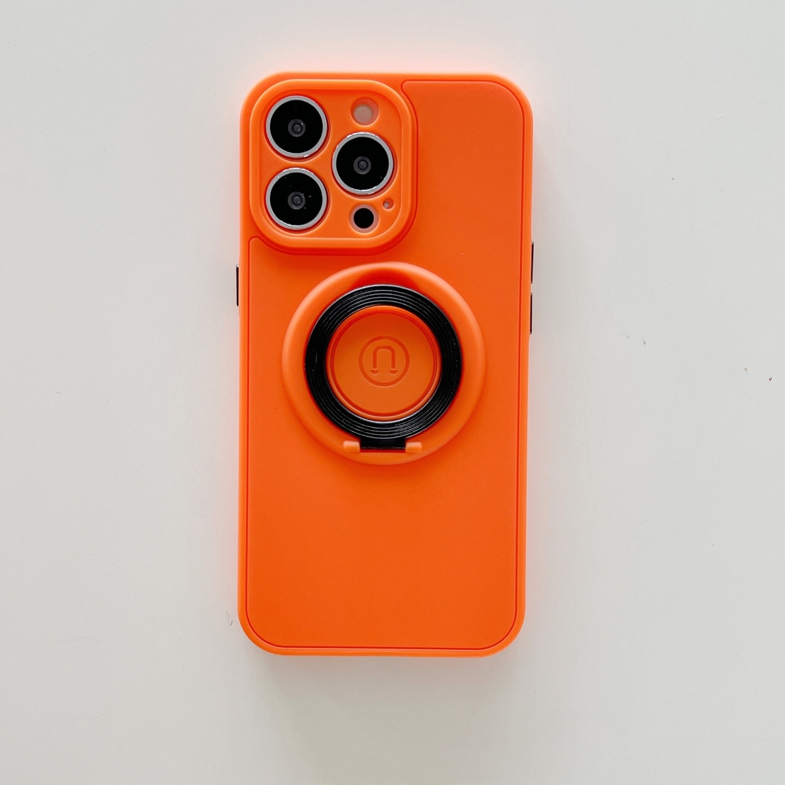 Husa protectie Vafy compatibila cu Apple iPhone 13 Pro Max Mag Safe Silicone Portocaliu