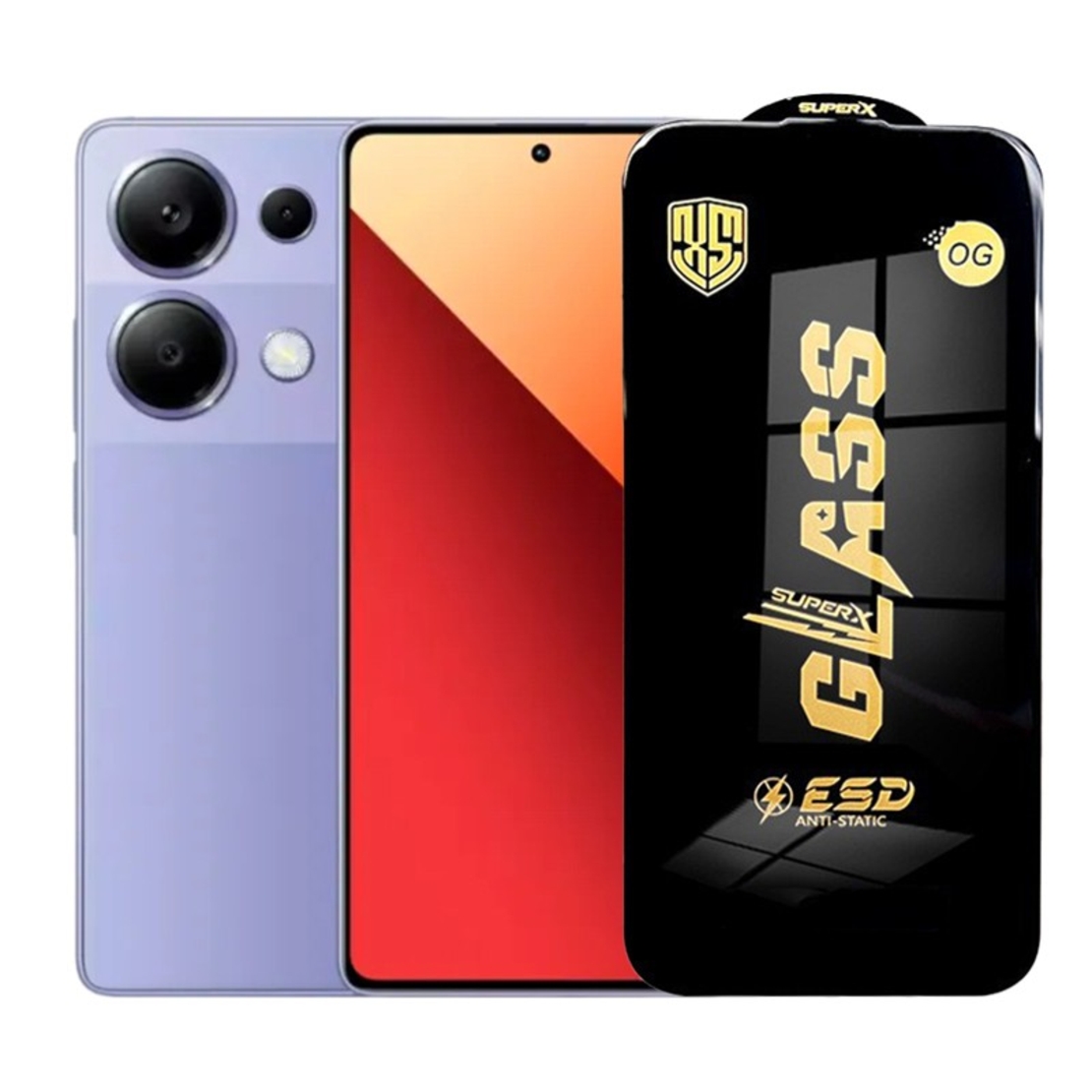 Folie de Protectie pentru Xiaomi Redmi Note 13 Pro, Vafy, Sticla Securizata ESD, Margini Negre, Rezistenta la Zgirieturi, Antistatica, 0.35 mm, Transparenta