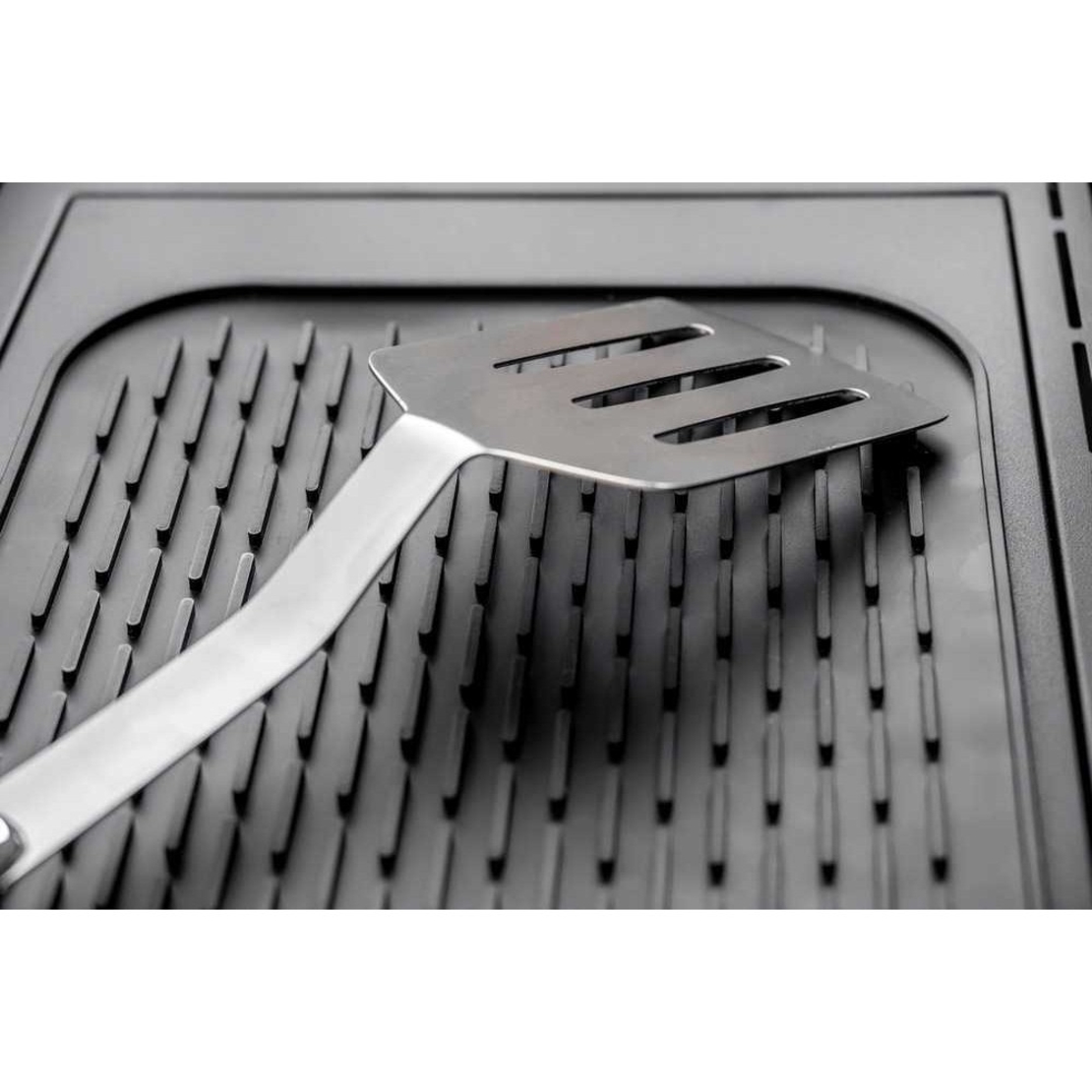 Covoras din Silicon pentru Scurgere Vase, Flippy, Uz Casnic, Rezistent la Temperaturi Ridicate, Izolator, 30x24 cm, Negru