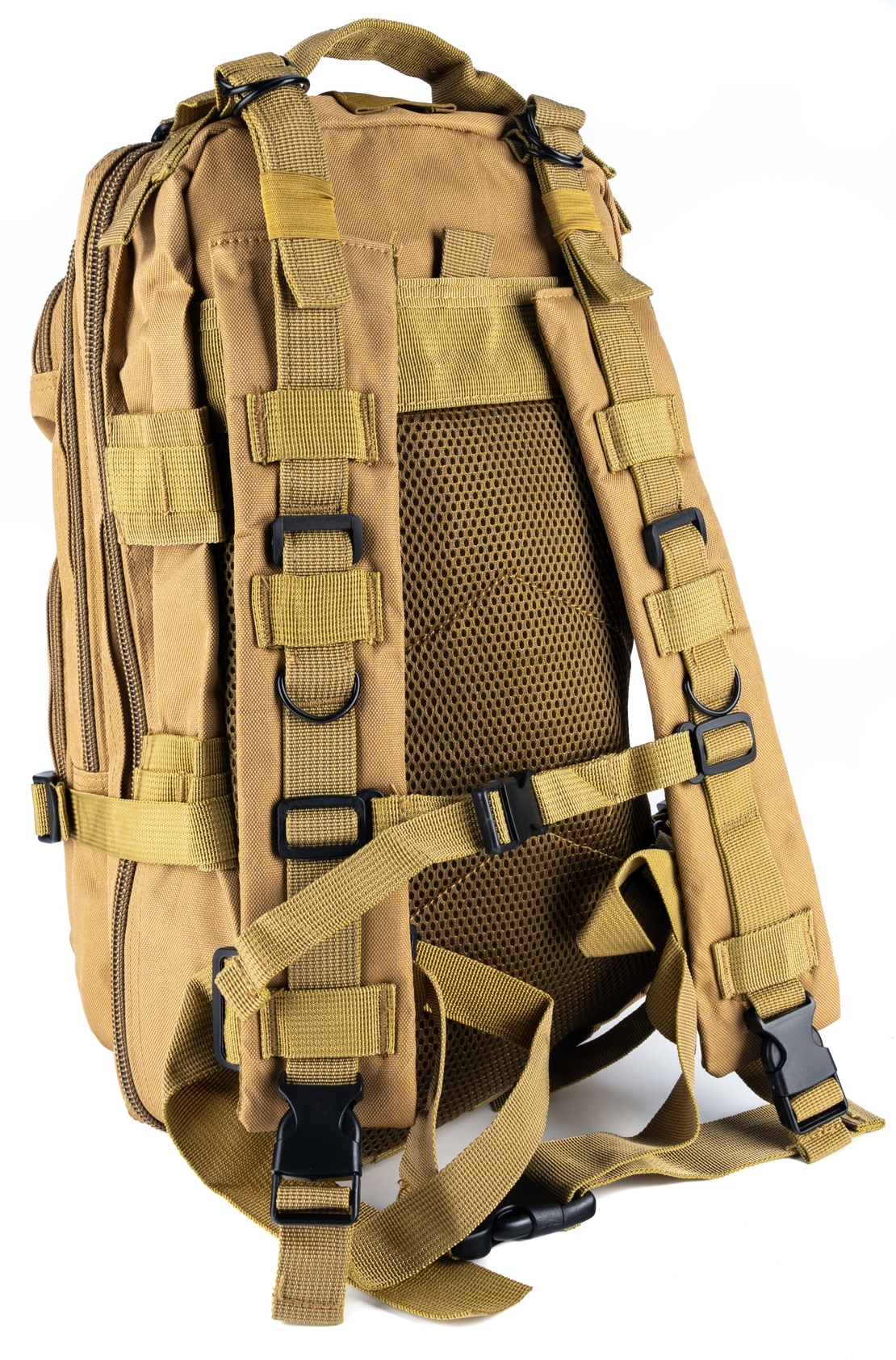 Rucsac militar pentru drumetie, impermeabil, ultra usor, 4 compartimente, 28litri, verde