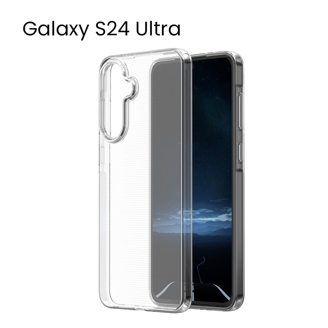 Husa de Protectie, Vafy, Husa de Protectie pentru Samsung Galaxy S24 Ultra, tip Carcasa, subtire din Silicon TPU, 1 mm, Protect Plus, Transparenta