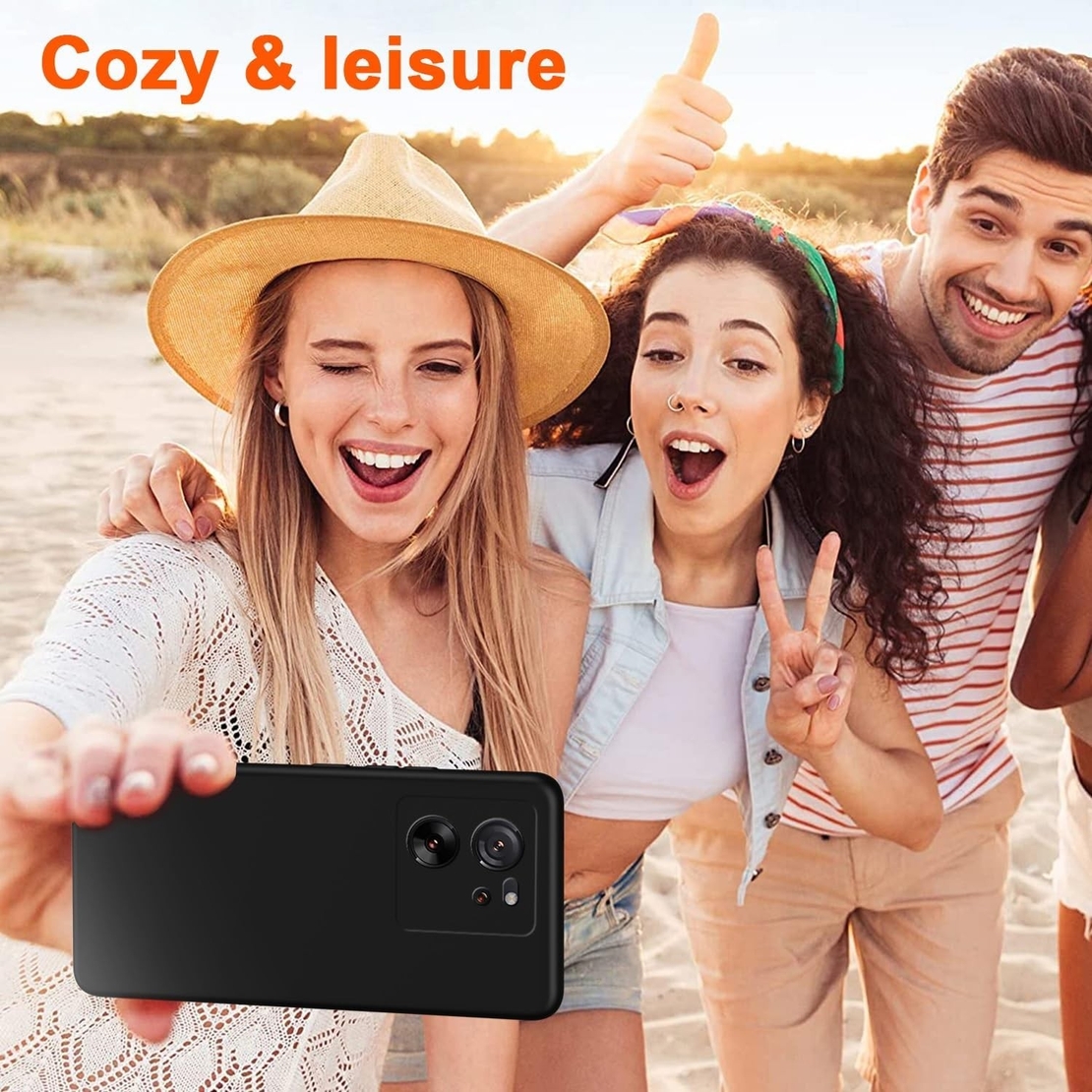 Husa de Protectie, Vafy, pentru Xiaomi Redmi 13T, Liquid Silicone, cu Microfibra pe Interior, Protectie Antisoc, Compatibil Incarcare Wireless, Negru