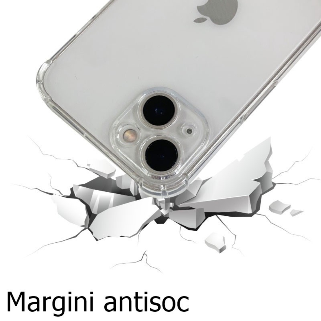 Husa de protectie Vafy, TPU, pentru Apple iPhone 15 Plus , Antisoc, Protectie colturi, Rezistenta la impact, Transparenta