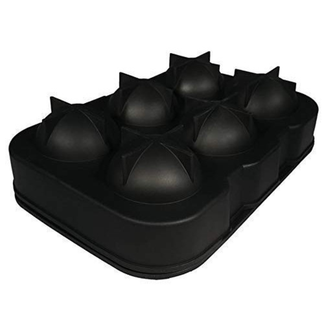 Forma pentru Gheata, Flippy, 6 Forme Sferice, din Silicon, 17 x 12 x 6 cm, Negru