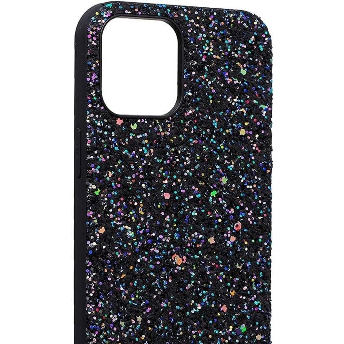 Husa de Protectie, Flippy, pentru Apple iPhone SE 2020, Sclipici, TPU, Negru