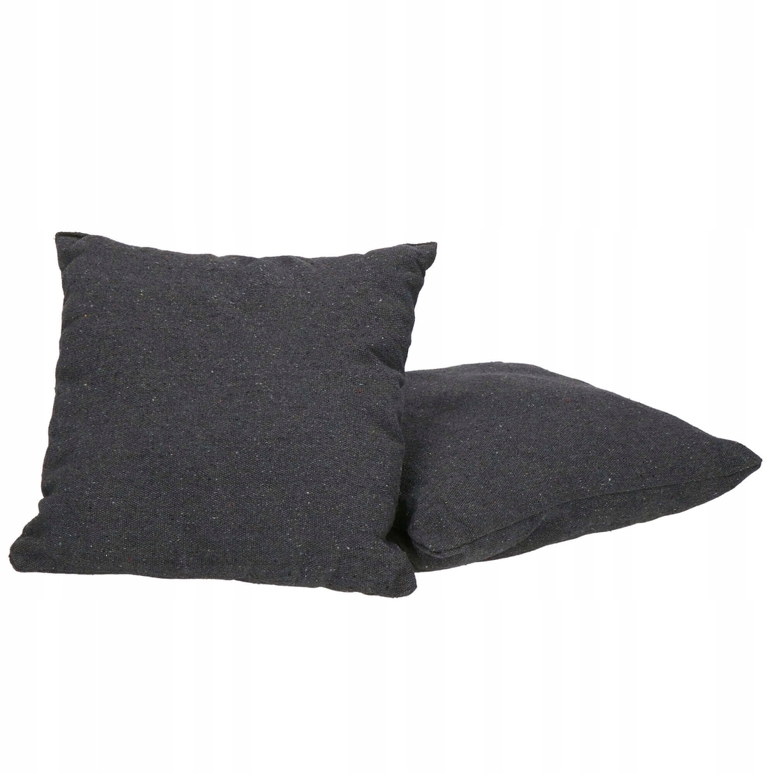 Hamac tip leagan suspendat pentru casa sau gradina HM19, gri deschis cu perne, 130x100cm, 150kg