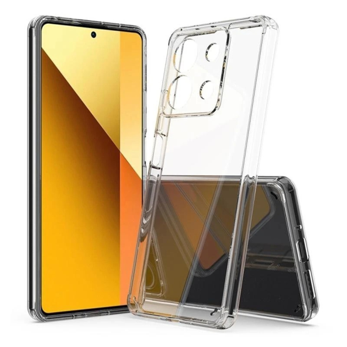 Husa Telefon, Vafy, Compatibila Xiaomi Redmi Note 13 Pro 4G, Carcasa TPU, Protectie Camere, 1.5 mm, Transparent