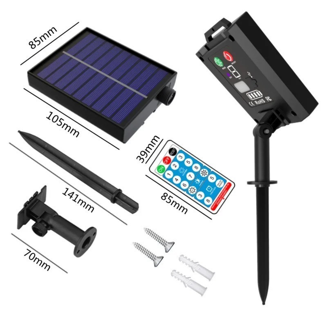 Instalatie Solara Craciun Turturi, IP44, 5 m, 143 Led-uri, Perdea Franjurata, Alb cald, 8 jocuri de lumini, cu Telecomanda, 31V, 250 mAh, Acumulator de 1200 mAh, Exterior, Prelungitor 3 m inclus, Fir Transparent, Flippy