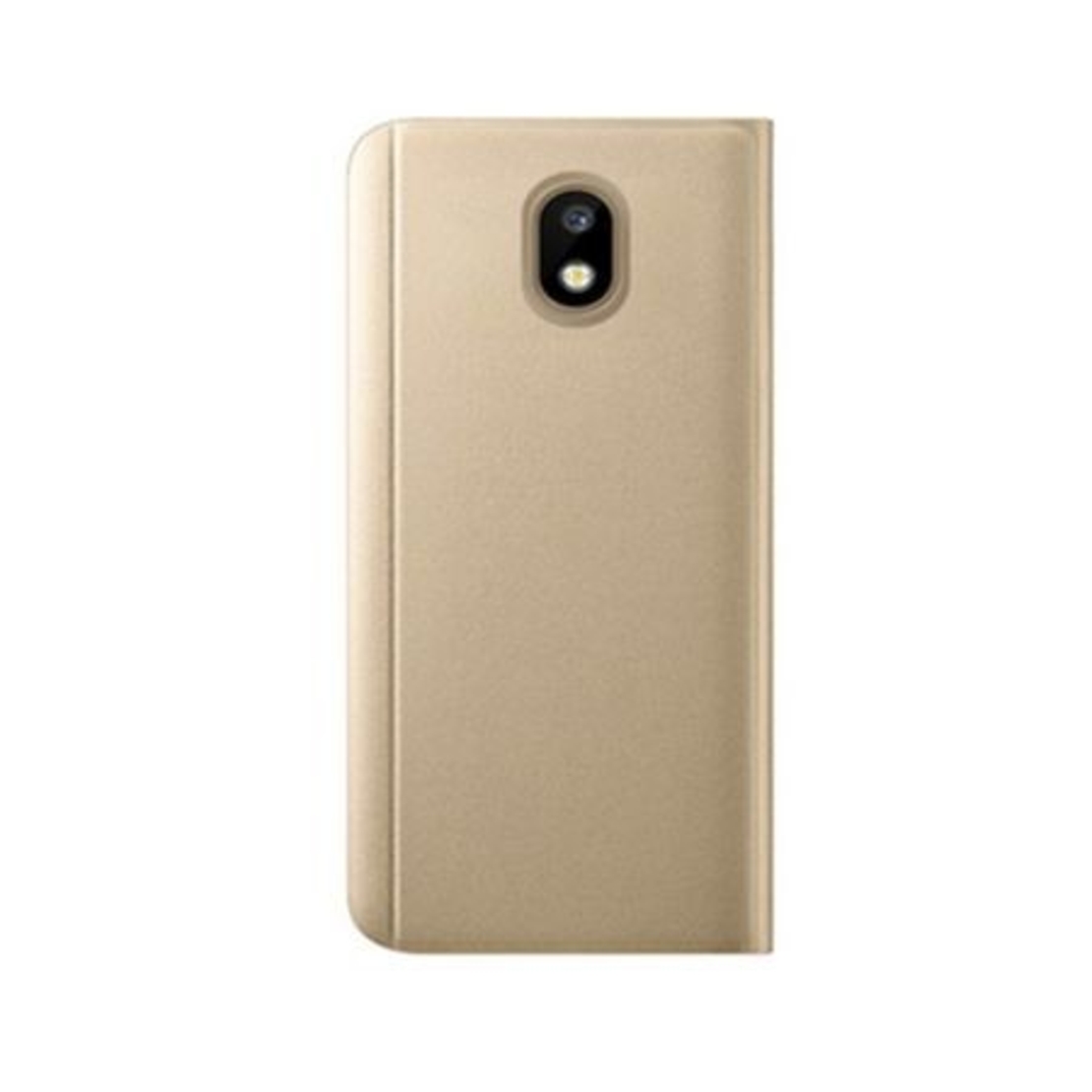 Husa Samsung Galaxy J5 2017 Flip Cover Oglinda Auriu