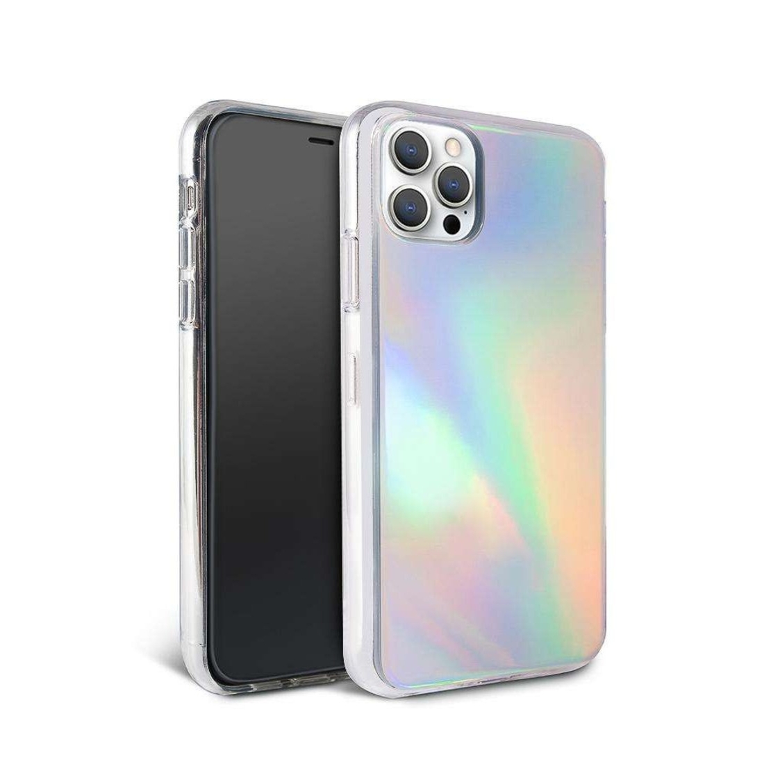 Husa protectie Vafy compatibila cu Apple iPhone 12 Pro Max Laser Gradient Case Cameleon