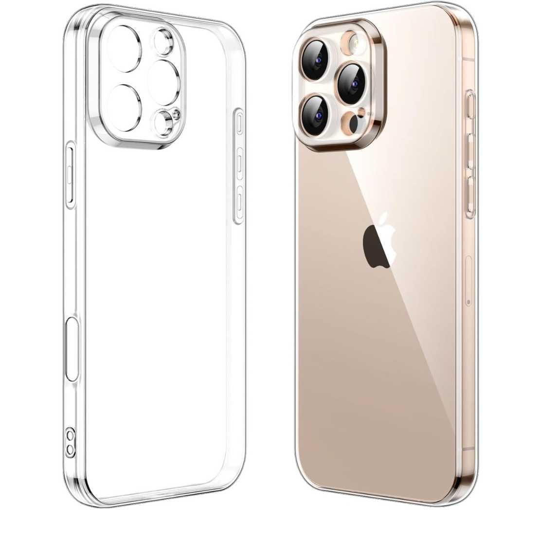 Husa de Protectie, Vafy, pentru Apple iPhone 16 Pro Max, TPU, Antisoc, Rezistenta la Impact, Protectie Camera, Transparenta