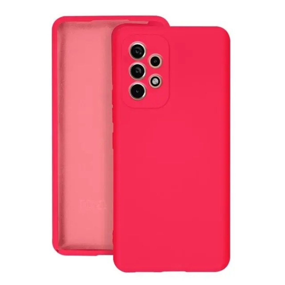 Husa protectie Vafy pentru Samsung A53 5G Liquid Silicone Roz Fuchsia/Roz