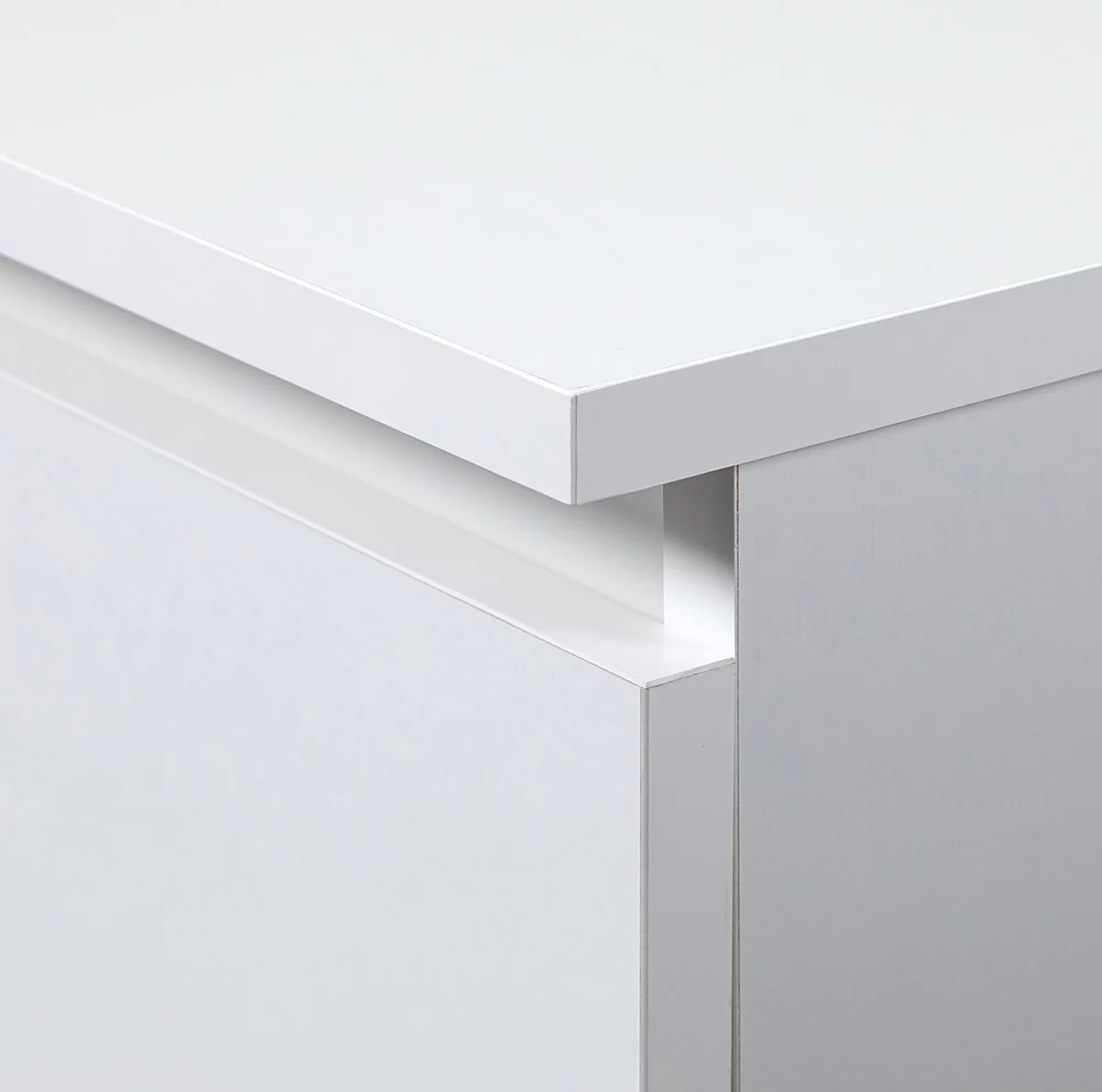 Dulap cu usa si 8 etajere, PAL laminat 16 mm, 80x35x180 cm, alb
