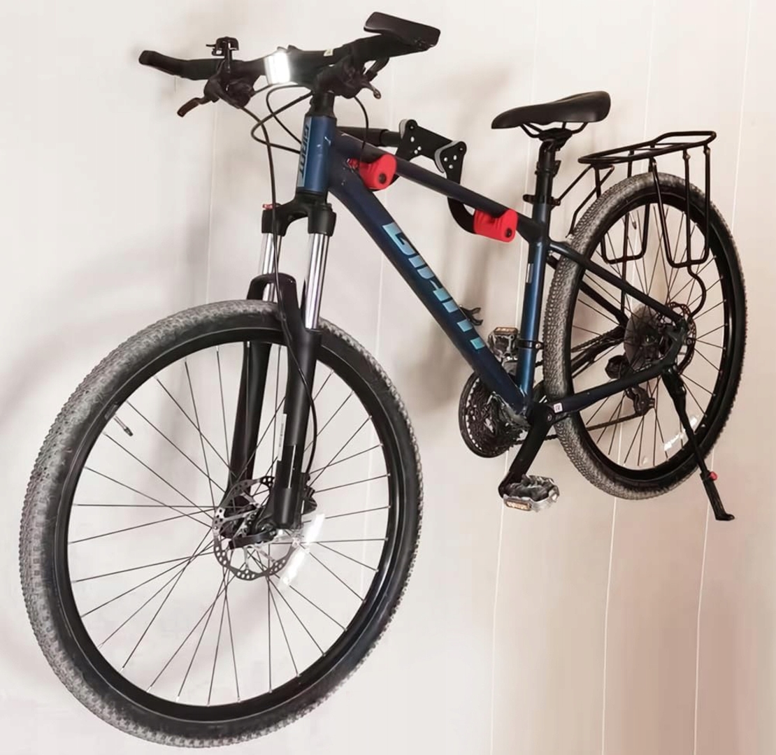 Suport biciclete pliabil pentru perete, metal, 45x36x20 cm