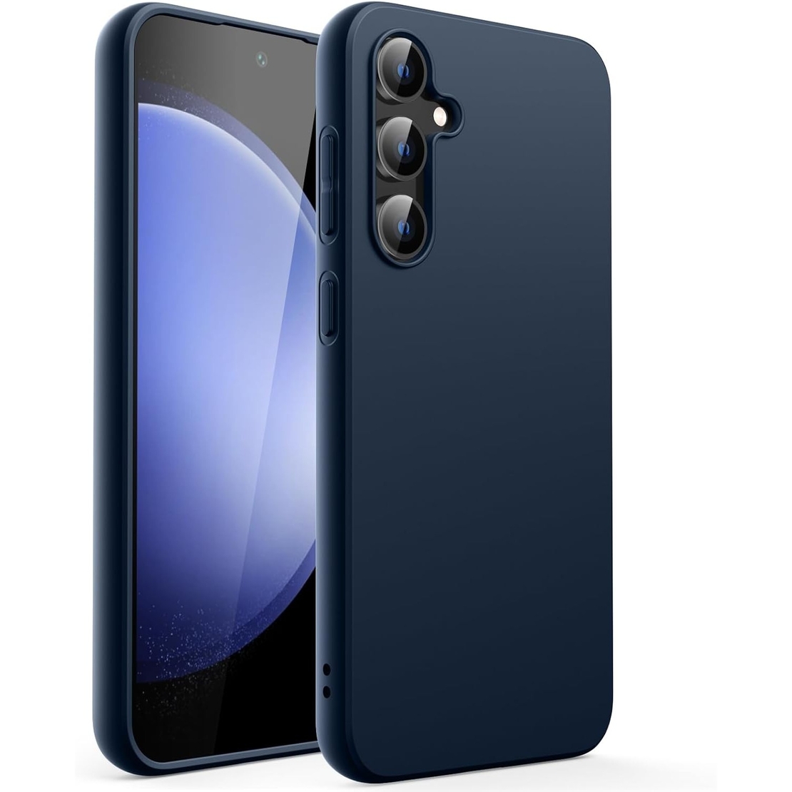 Husa de Protectie Matte TPU, Vafy, pentru Xiaomi Redmi 13C, Protectie Camera, Antisoc, Antizgariere, Antialunecare, Acoperire Completa, Albastru