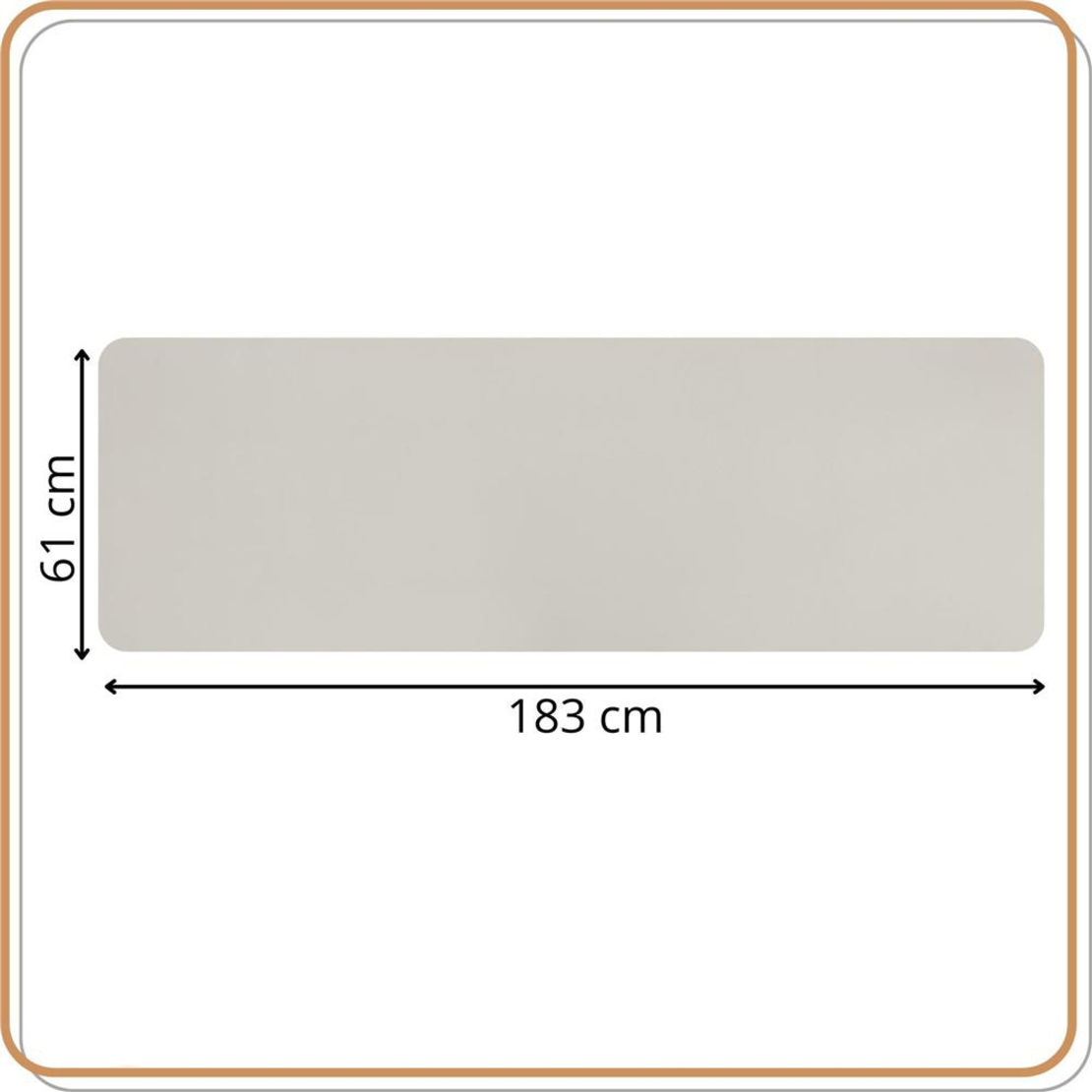 Saltea fitness antiderapanta din TPE, 183x61x1 cm, cu curea transport, bej