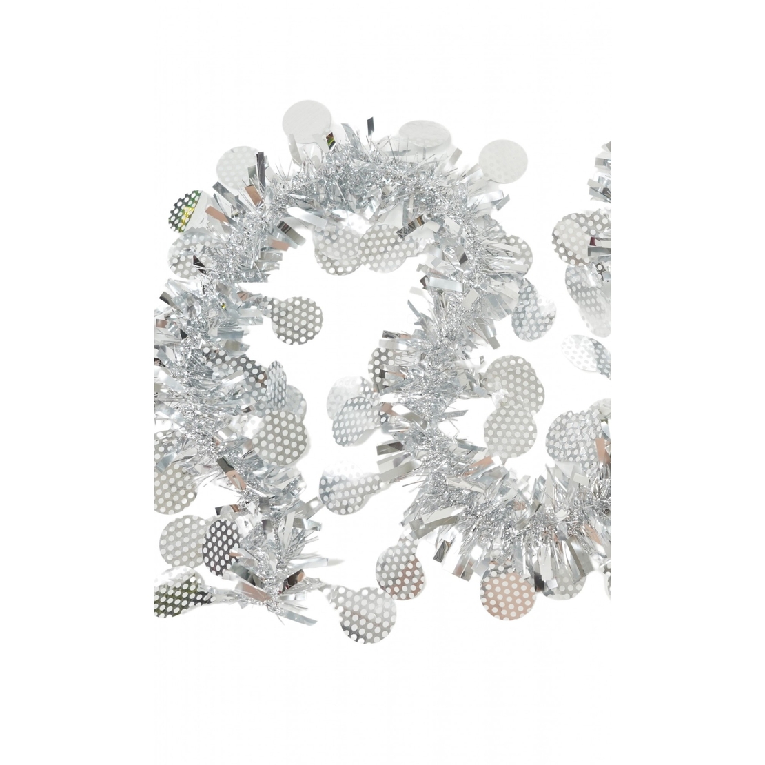 Beteala Craciun, Flippy, argintiu, marimea: 2 m x 11 cm x 9 cm material:folie PVC, interior/exterior